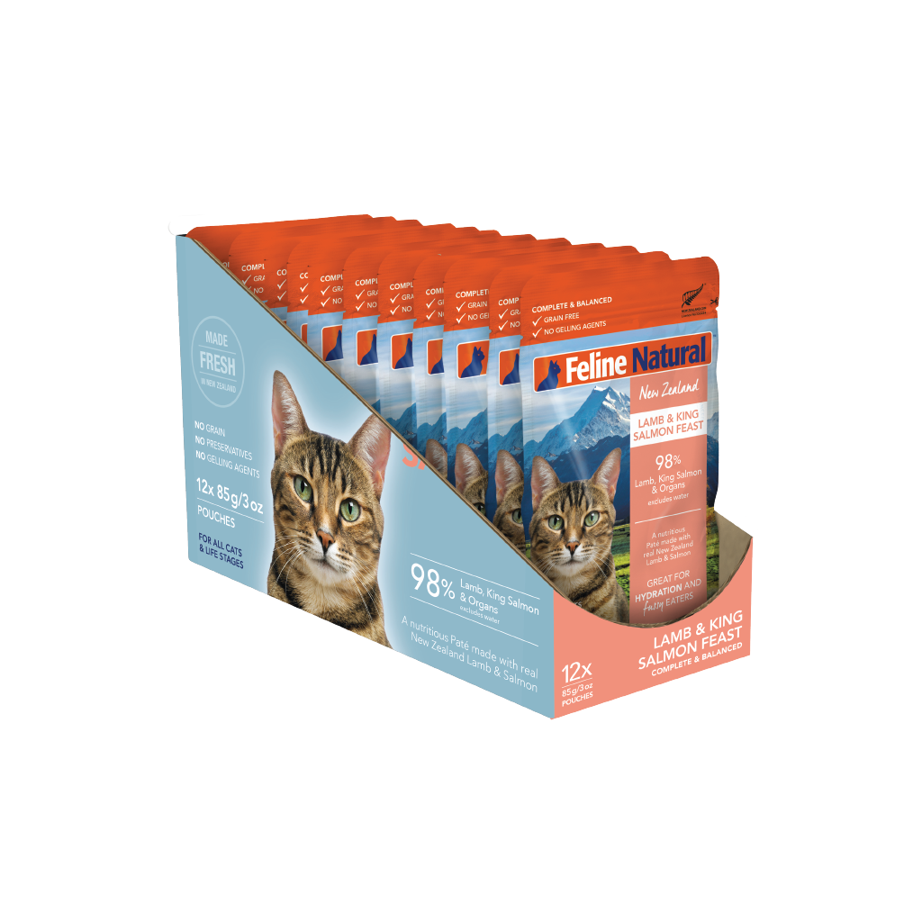 Lamb King Salmon Feast Pouch Cat Food