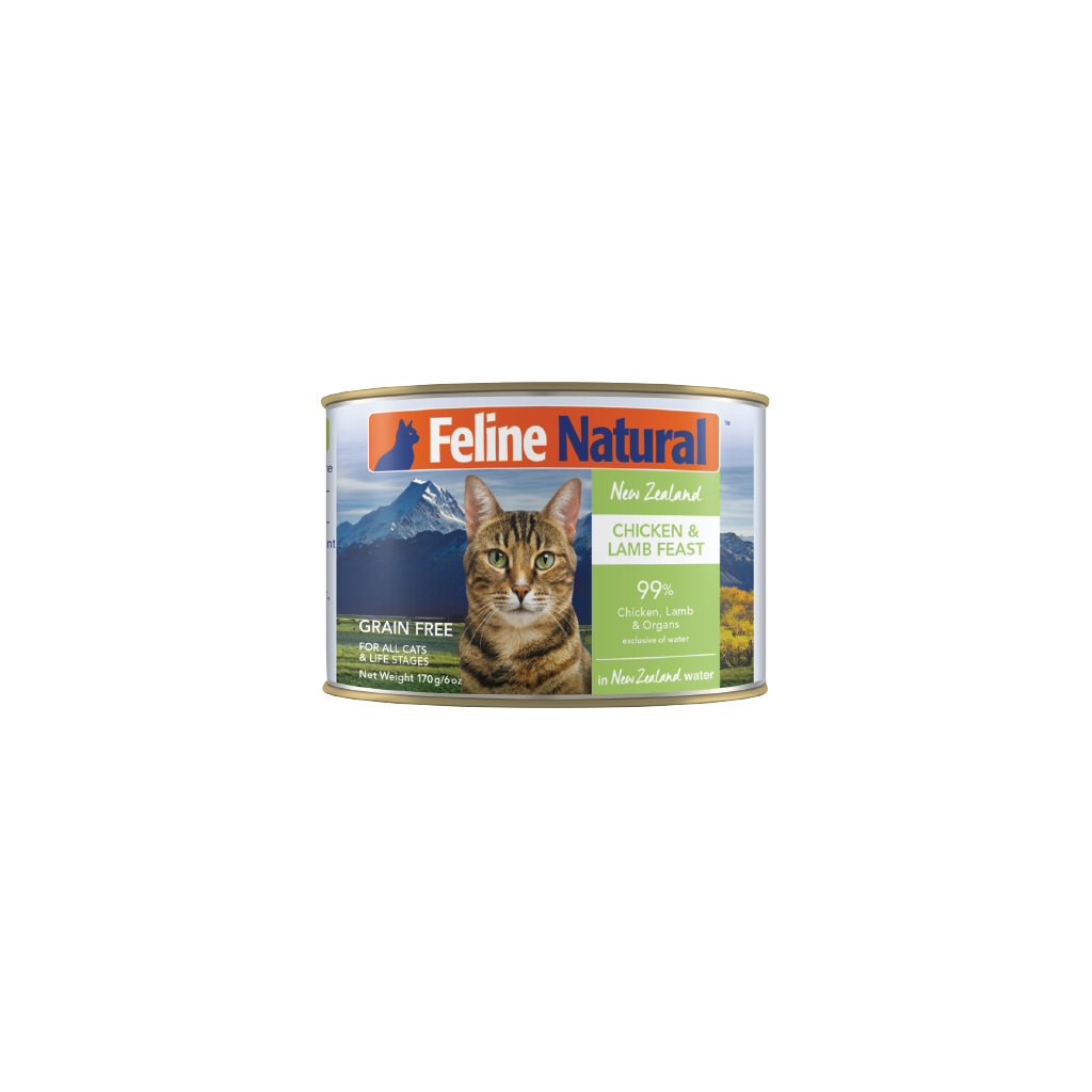 Chicken Lamb Feast Canned Cat Food Feline Natural USA