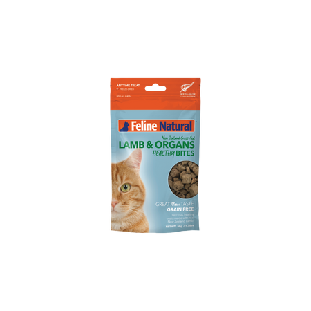 Lamb Healthy Bites Cat Treats Feline Natural USA